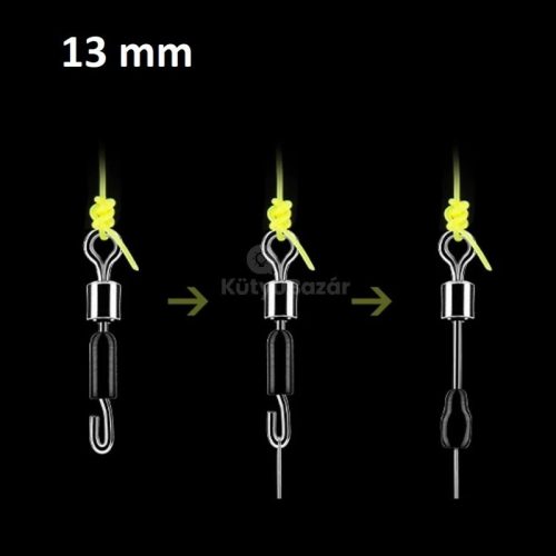 Előke gyorskapocs Horgászathoz 30db - Kicsi 13mm
