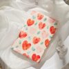 Mintás textil könyvborító (A5) - Barna virágos