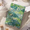 Mintás textil könyvborító (A5) - Barna virágos
