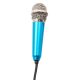 Mini hordozható mikrofon Kék