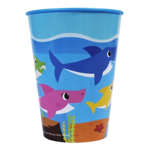 Figurás műanyag pohár (260 ml) - bébi cápa