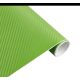 Karbon fólia, autófólia (127 x 15 cm) Zöld