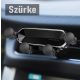 Autós telefontartó szellőzőrácsra- Gravitációs (nyújtott kialakítás) Szürke